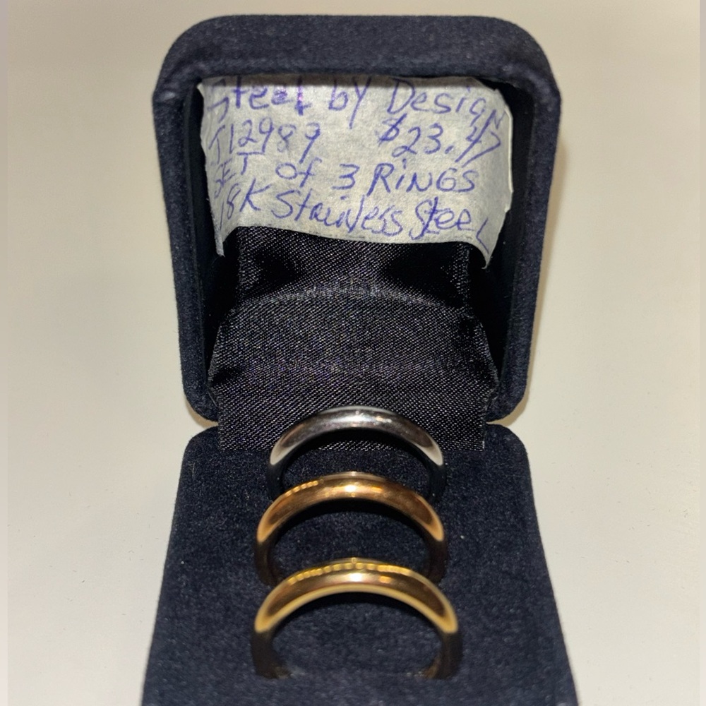 Stainless Steel Mixed Metal Rings
